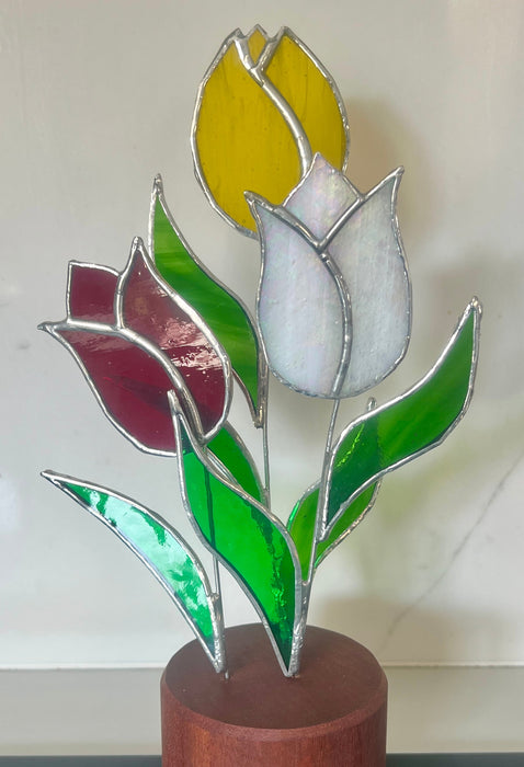 Half Day Workshop - Stained Glass Tulips (your party of 1 Or 2 Ppl)