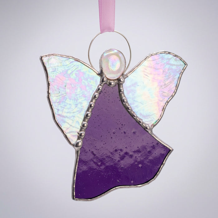 Stained glass angels