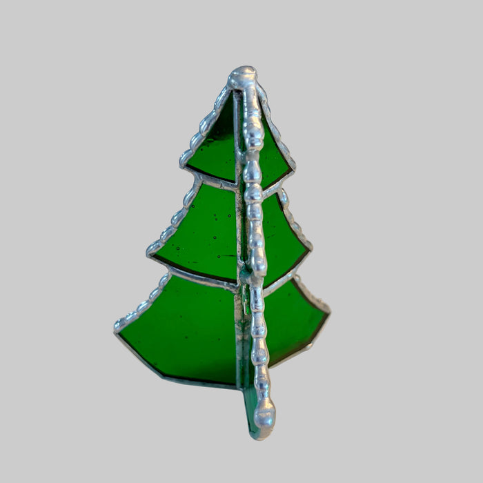 Stained glass standing Christmas trees