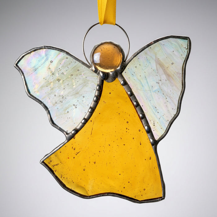 Stained glass angels