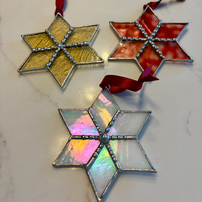 Stained Glass Christmas Stars