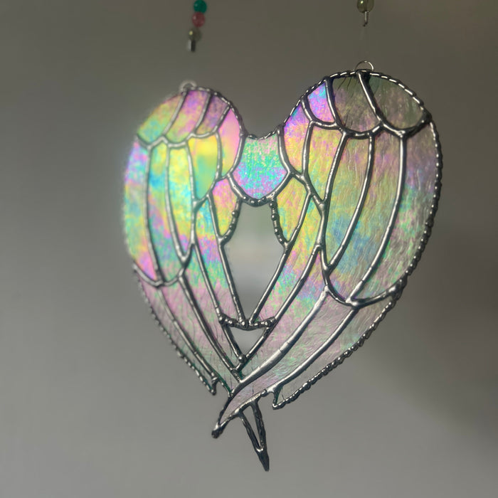 Angel wings suncatcher