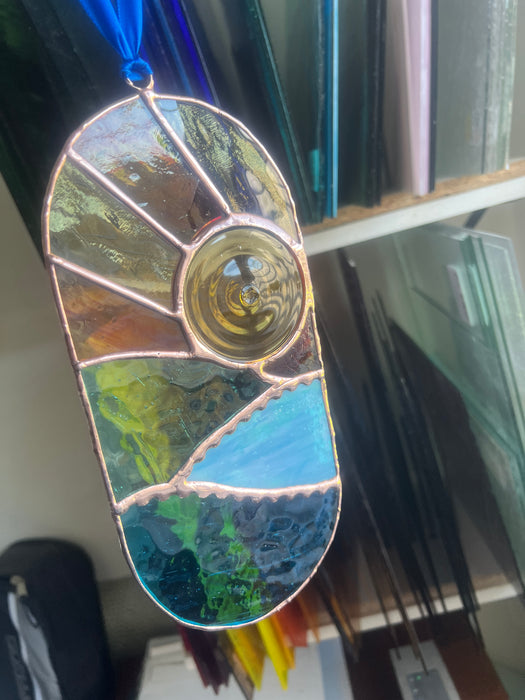 Summer sunset suncatcher/lightcatcher