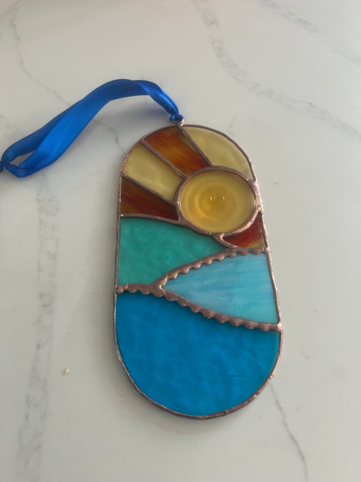Summer sunset suncatcher/lightcatcher
