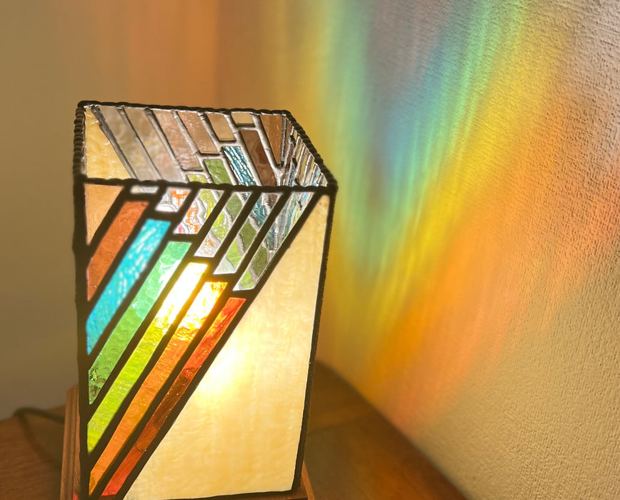 Stunning Art Deco Inspired Pillar Table Lamp