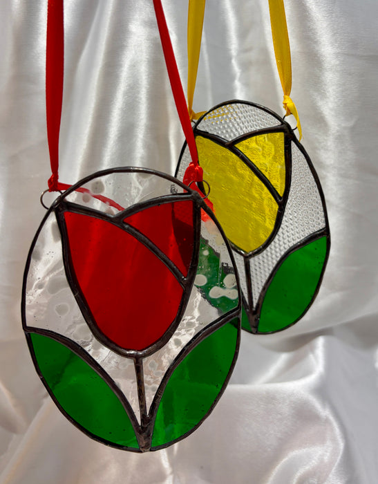 Spring Flowers suncatcher, lightcatcher