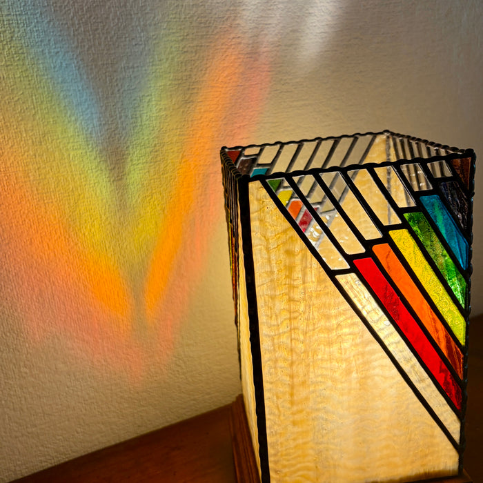 Art Deco Inspired Stunning Pillar Table Lamp