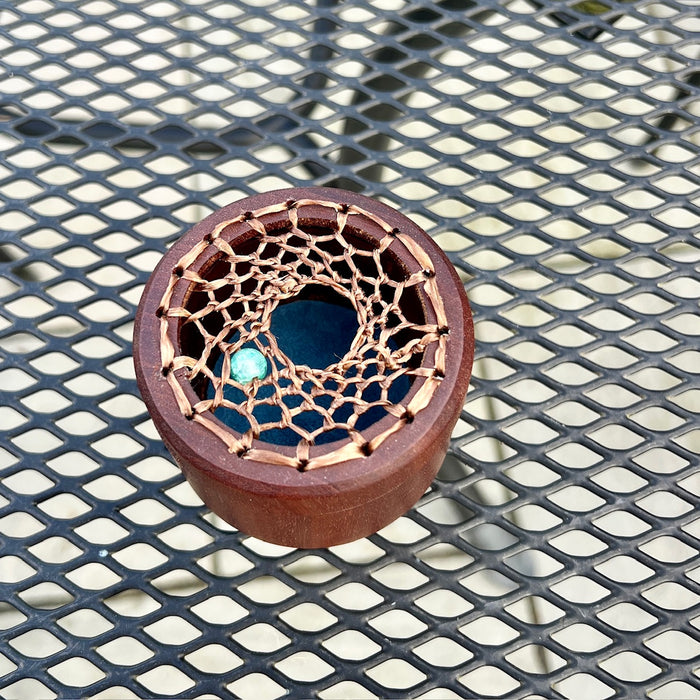 Round Dreamcatcher Native American Handcrafted Trinket Box